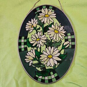 Daisies Daisy Flower Stained Glass Suncatcher Window Decor